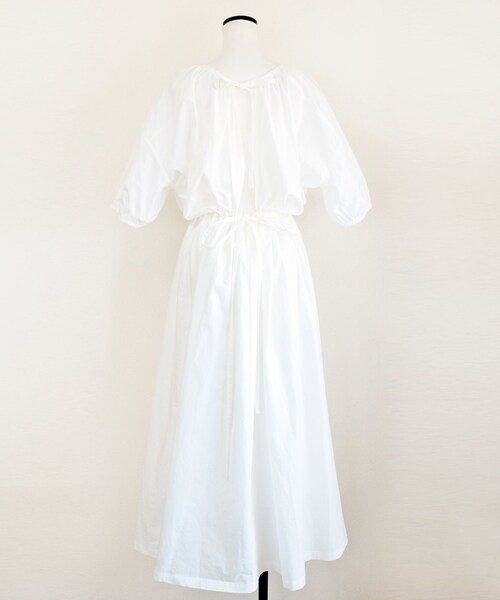 no brand（ノーブランド）の「バックシャンギャザーコットンOP（ワンピース・レディース・その他）」の10枚目の写真