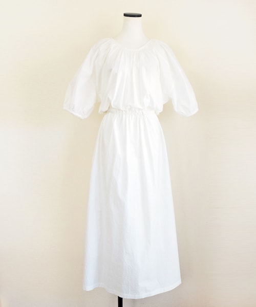 no brand（ノーブランド）の「バックシャンギャザーコットンOP（ワンピース・レディース・その他）」の9枚目の写真