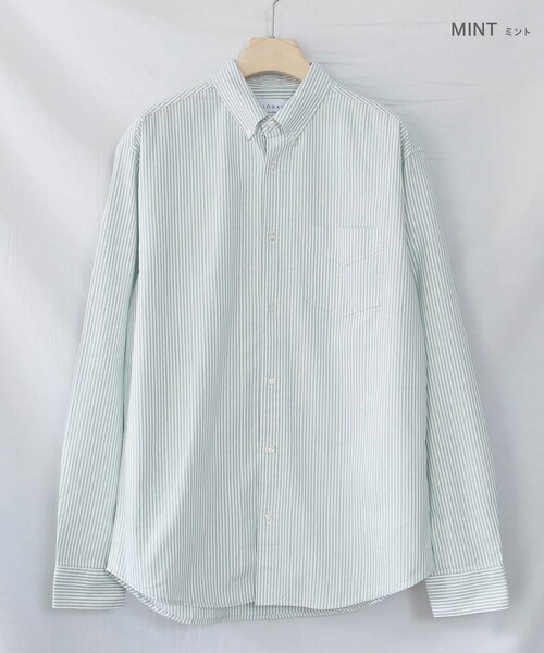 BOYSHE（ボーイシー）の「コットンオックスフォード　ストライプボタンダウンシャツ（シャツ/ブラウス・レディース・その他）」の10枚目の写真