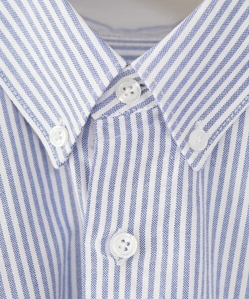 BOYSHE（ボーイシー）の「コットンオックスフォード　ストライプボタンダウンシャツ（シャツ/ブラウス・レディース・その他）」の14枚目の写真