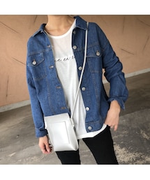 copine | シャツ感覚！7.5オンス薄手デニムジャケット【クリックポスト対象商品】(デニムジャケット)