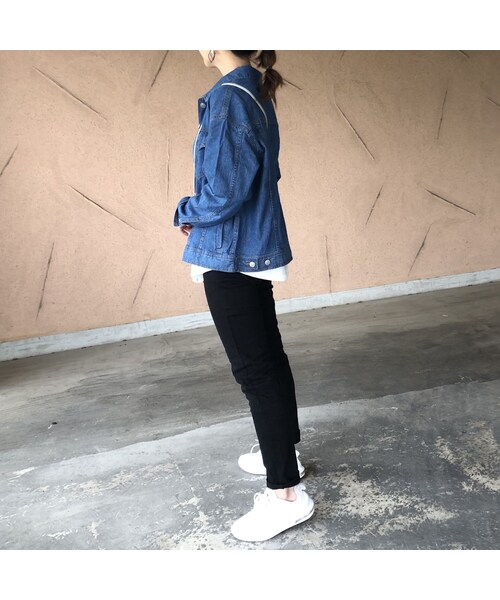 copine(コピン)の「シャツ感覚!7.5オンス薄手デニムジャケット【クリックポスト対象商品】(デニムジャケット・レディース・その他)」の4枚目の写真