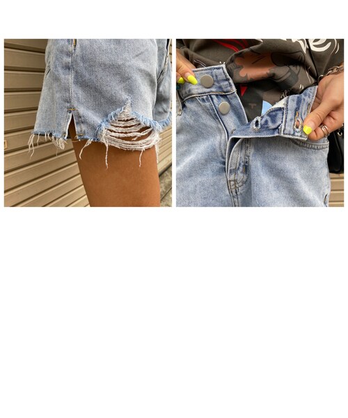 no brand（ノーブランド）の「ボタンフライデニショ#7790（デニムパンツ・レディース・その他）」の10枚目の写真