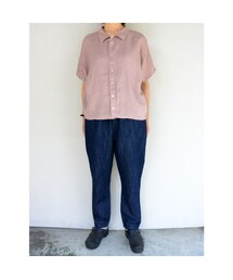 美品fog linen work アドラ トップ　ブラウス　トップス　ピンク fog linen work（フォグリネンワーク）の「fog linen work