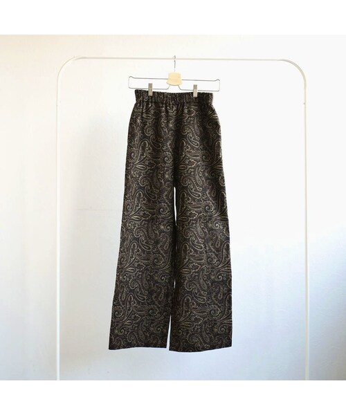 Lavish Gate（ラヴィッシュゲート）の「bottoms-04028　日本製　リネン ペイズリーパンツ（その他パンツ・レディース・その他）」の8枚目の写真
