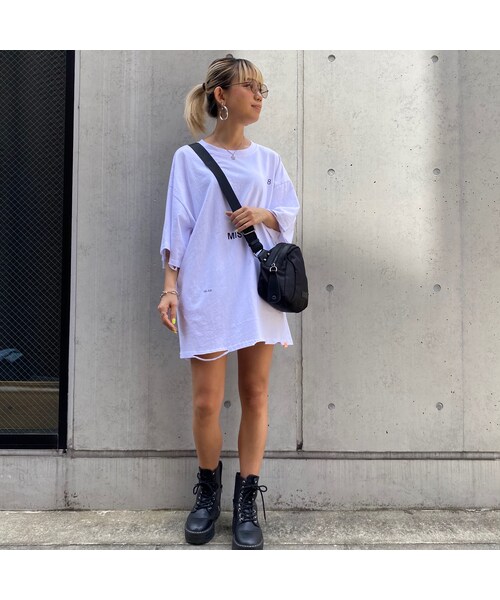 no brand（ノーブランド）の「カサカサBIGT｢MIS｣#1909（Tシャツ/カットソー・レディース・その他）」の5枚目の写真