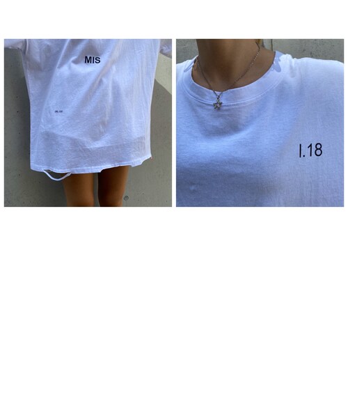 no brand（ノーブランド）の「カサカサBIGT｢MIS｣#1909（Tシャツ/カットソー・レディース・その他）」の12枚目の写真