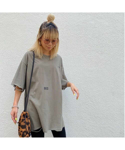 no brand（ノーブランド）の「カサカサBIGT｢MIS｣#1909（Tシャツ/カットソー・レディース・その他）」の2枚目の写真