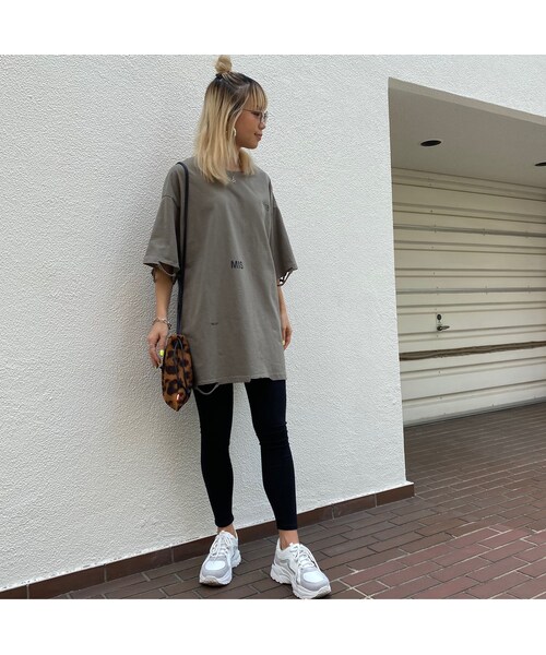 no brand（ノーブランド）の「カサカサBIGT｢MIS｣#1909（Tシャツ/カットソー・レディース・その他）」の3枚目の写真
