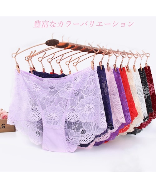 no brand（ノーブランド）の「花柄 総レース ショーツ レディース セクシーランジェリー 下着 透け透け ボクサーショーツ 即納（その他トップス・レディース・その他）」の8枚目の写真