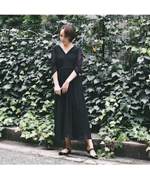 kaene（カエン）の「100587 / ドットカシュクールワンピース