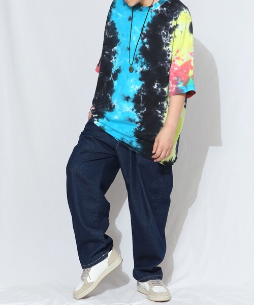 BOYSHE（ボーイシー）の「デニムバギーバンディングパンツ  ダークブルー（デニムパンツ・レディース・その他）」の10枚目の写真