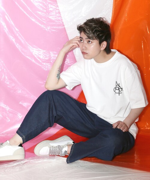 BOYSHE（ボーイシー）の「デニムバギーバンディングパンツ  ダークブルー（デニムパンツ・レディース・その他）」の7枚目の写真