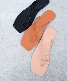 no brand | 【Marient Online Store】Cross flat sandals(サンダル)