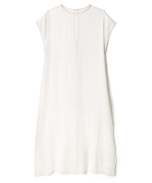 GRL（グレイル）の「シアーフレンチスリーブワンピース（ワンピース・レディース・エクリュ/オフホワイト・F）」の2枚目の写真