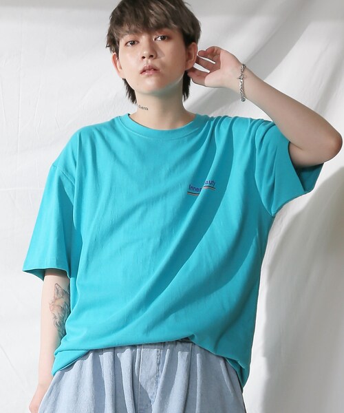 BOYSHE（ボーイシー）の「ADDICTION ビッグシルエットTシャツ  ミント（Tシャツ/カットソー・レディース・その他）」の3枚目の写真