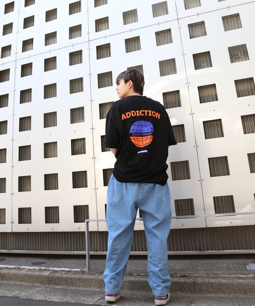 BOYSHE（ボーイシー）の「ADDICTION ビッグシルエットTシャツ  ブラック（Tシャツ/カットソー・レディース・その他）」の2枚目の写真