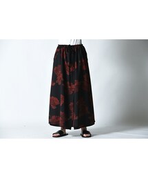 BISHOOL | Dyed Twill Flower Wrap Big Pants(その他パンツ)