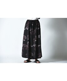 BISHOOL | Dyed Twill Flower Wrap Big Pants(その他パンツ)