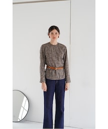 CLANE(クラネ)の「CLANE クラネ “SEE-THROUGH CHECK TOPS CLANE(クラネ)の「CLANE クラネ “SEE-THROUGH CHECK TOPS