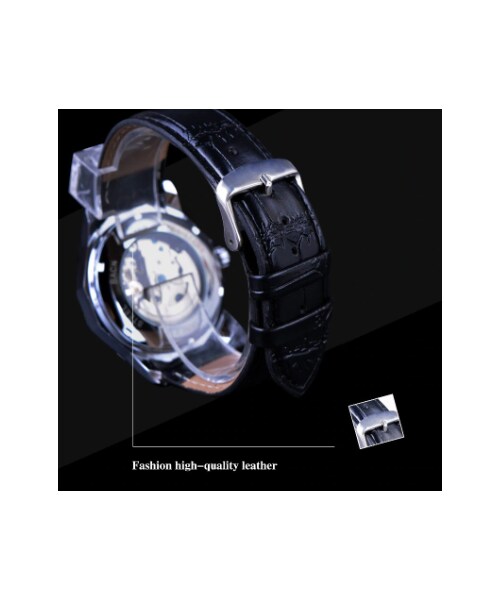 no brand（ノーブランド）の「T-WINNER メンズ腕時計 スケルトン 機械 