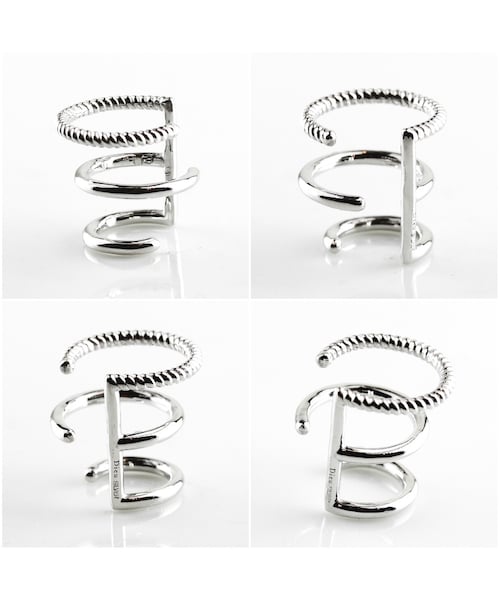 Dieu -by les desseins de DIEU-（デュー）の「デュー 43 3連 イヤーカフ（イヤリング（片耳用）・レディース・シルバー・free）」の3枚目の写真