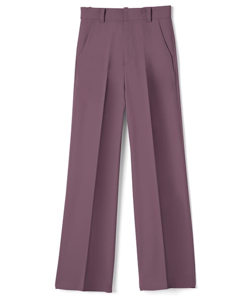 GRL（グレイル）の「センタープレスストレートパンツ（その他パンツ・レディース・オフホワイト/ピンク/ピスタチオ/ブラウン/モカブラウン/パープル/アイボリー/モカ/ダークピンク/オフベージュ/ブラック/ラテブラウン/ベージュ/イエロー/コーラルピンク・XS）」の11枚目の写真