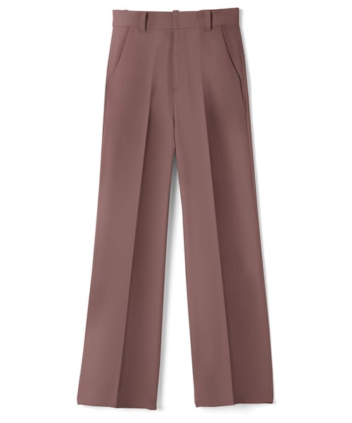 GRL（グレイル）の「センタープレスストレートパンツ（その他パンツ・レディース・オフホワイト/ピンク/ピスタチオ/ブラウン/モカブラウン/パープル/アイボリー/モカ/ダークピンク/オフベージュ/ブラック/ラテブラウン/ベージュ/イエロー/コーラルピンク・XS）」の7枚目の写真