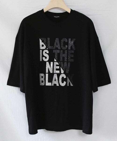 BOYSHE（ボーイシー）の「BLACK ロゴTシャツ　ブラック（Tシャツ/カットソー・レディース・その他）」の4枚目の写真