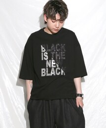 BOYSHE | BLACK ロゴTシャツ　ブラック(Tシャツ/カットソー)