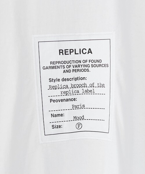 BOYSHE（ボーイシー）の「Replica ラベルTシャツ　ブラック（Tシャツ/カットソー・レディース・その他）」の9枚目の写真