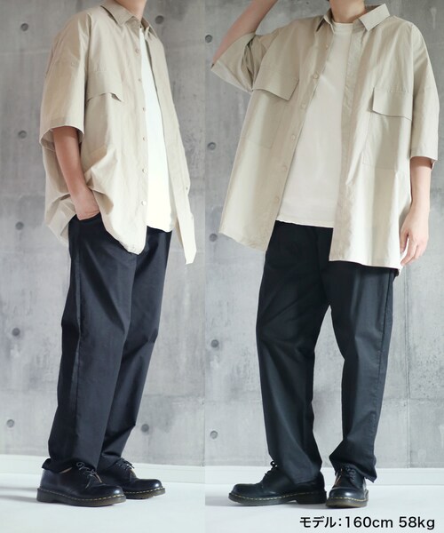 BOYSHE(ボーイシー)の「クララ コットンxストレッチ フリンジパンツ(ウォッシング加工)ブラック(その他パンツ・レディース・その他)」の9枚目の写真