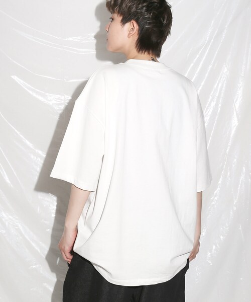 BOYSHE（ボーイシー）の「シルケットコットン ビックシルエット 半袖Tシャツ【5color】（Tシャツ/カットソー・レディース・その他）」の7枚目の写真