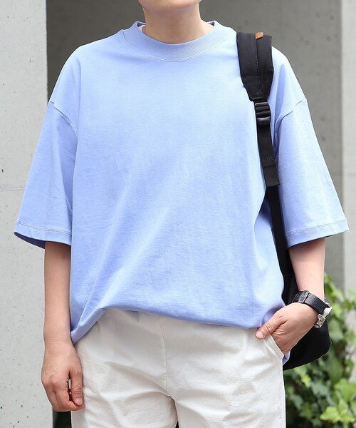 BOYSHE（ボーイシー）の「シルケットコットン ビックシルエット 半袖Tシャツ【5color】（Tシャツ/カットソー・レディース・その他）」の4枚目の写真