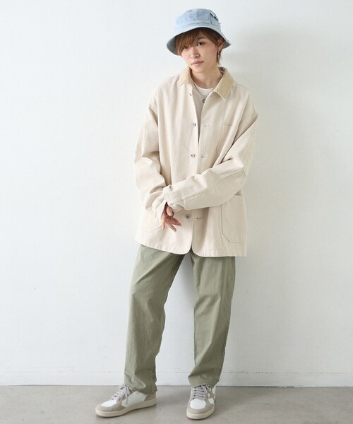 BOYSHE（ボーイシー）の「クララ コットンxストレッチ フリンジパンツ（ウォッシング加工）カーキ（その他パンツ・レディース・その他）」の6枚目の写真