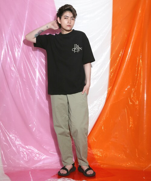 BOYSHE（ボーイシー）の「クララ コットンxストレッチ フリンジパンツ（ウォッシング加工）カーキ（その他パンツ・レディース・その他）」の4枚目の写真