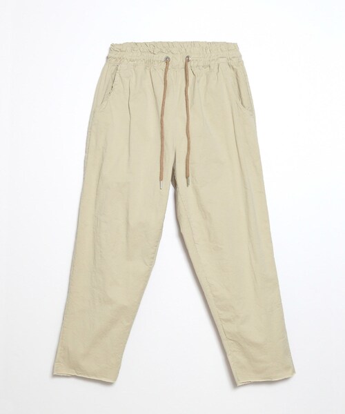 BOYSHE（ボーイシー）の「クララ コットンxストレッチ フリンジパンツ（ウォッシング加工）ベージュ（その他パンツ・レディース・その他）」の6枚目の写真