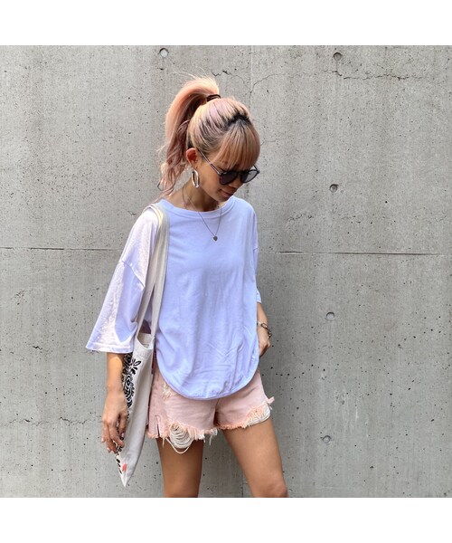 no brand(ノーブランド)の「カサカサレイヤード風TOPS #8801(Tシャツ/カットソー・レディース・その他)」の4枚目の写真