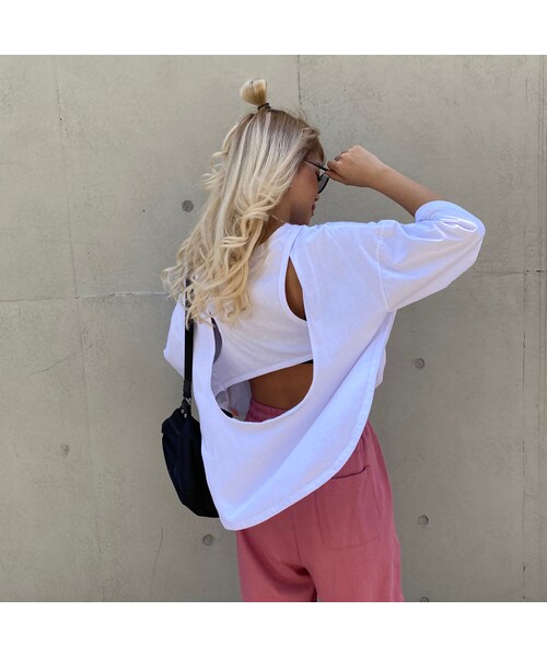 no brand(ノーブランド)の「カサカサレイヤード風TOPS #8801(Tシャツ/カットソー・レディース・その他)」の7枚目の写真