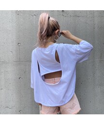 no brand | カサカサレイヤード風TOPS #8801(Tシャツ/カットソー)