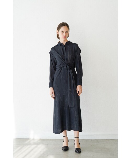 CLANE（クラネ）の「CLANE クラネ “TINT EBRU WAIST BELT ONE PIECE 