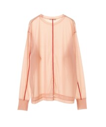 カットソー(長袖/七分) CLANE  COLOR LINE SHEER LONG SLEEVE TOPS CLANE - COLOR LINE SHEER LONG SLEEVE TOPS - BEIGE | ADDICT