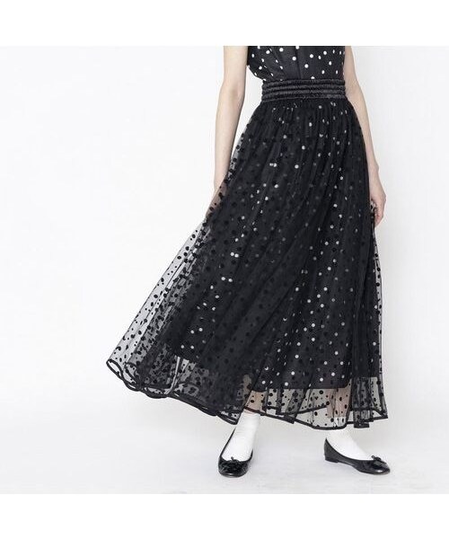 No Brand ノーブランド の Thomas Magpieドットチュールスカート チューブトップ Wear