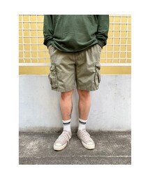 ST JOHN'S BAY / Cotton Cargo Shorts / Khaki 36inch / Used (N)