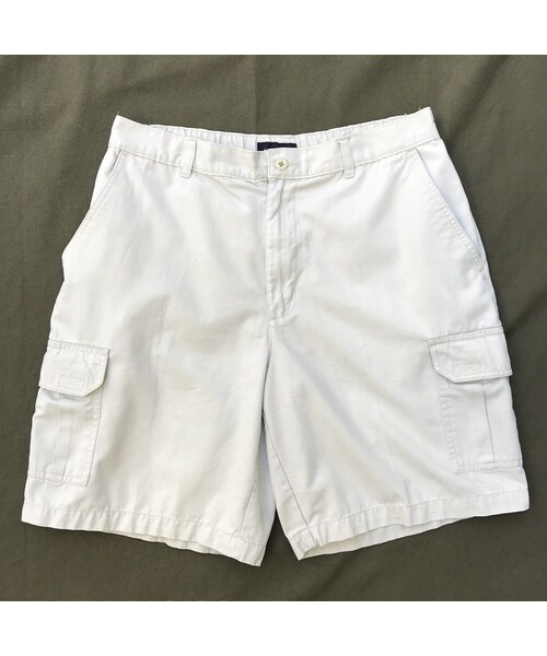 PURITAN / Cotton Cargo Shorts / Ivory 34inch / Used (S)の5枚目の写真