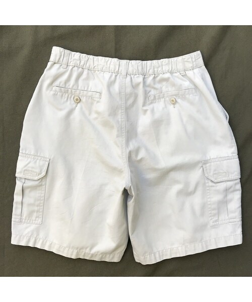 PURITAN / Cotton Cargo Shorts / Ivory 34inch / Used (S)の6枚目の写真