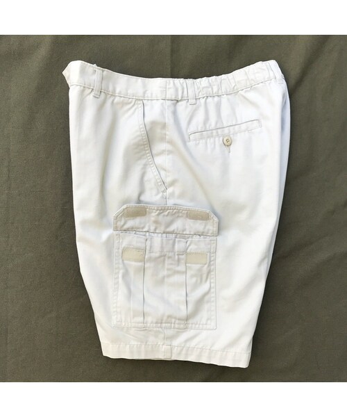 PURITAN / Cotton Cargo Shorts / Ivory 34inch / Used (S)の7枚目の写真