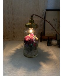 【Lilaf限定1点*】 flower bottle light (ボトルライト) Medium＊Purple