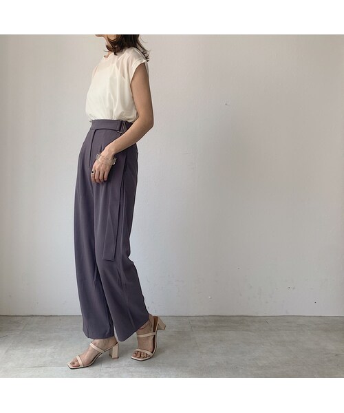 Lavish Gate(ラヴィッシュゲート)の「nh-tops-04037 日本製 シアープルオーバー ホワイト ベージュ(Tシャツ/カットソー・レディース・その他)」の3枚目の写真
