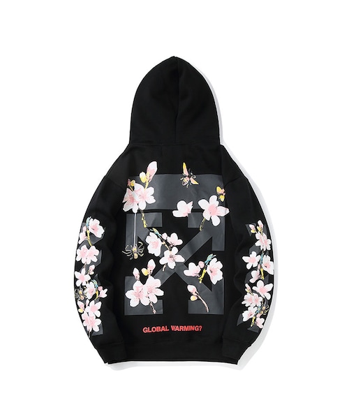 Off-White レディースパーカー MADE IN UE ブラック Lサイズ Off-White レディースパーカー MADE IN UE ブラック Lサイズ off white